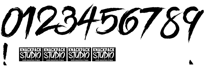 Freedoomed Demo Font OTHER CHARS