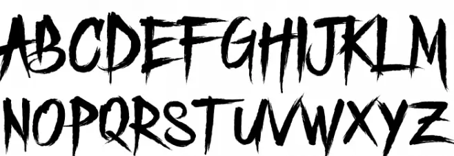 Freedoomed Demo Fonte MAIÚSCULAS