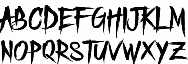 Freedoomed Demo Font Litere mici