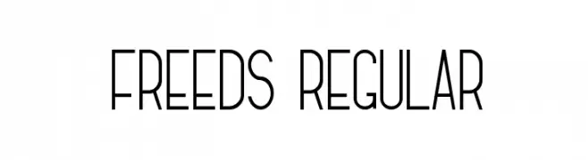 Freeds Regular  Frei Schriftart Herunterladen