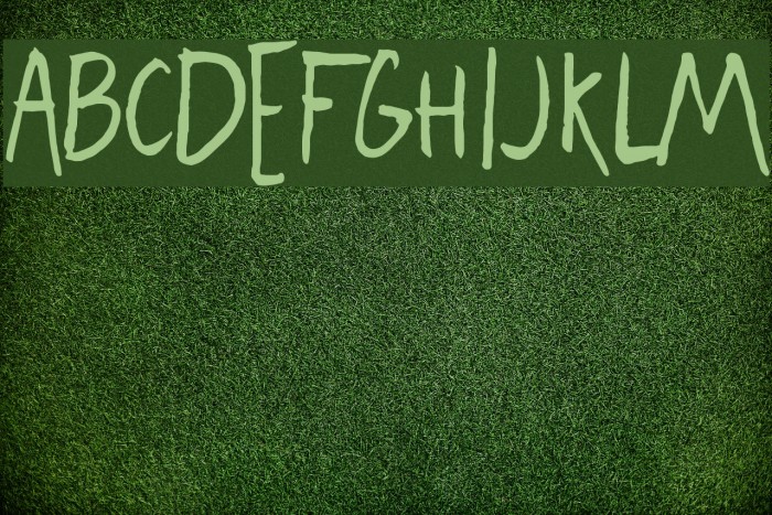 Freehand Blockletter Regular Example 1