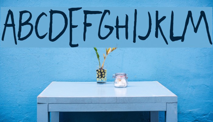 Freehand Blockletter Regular Example 2