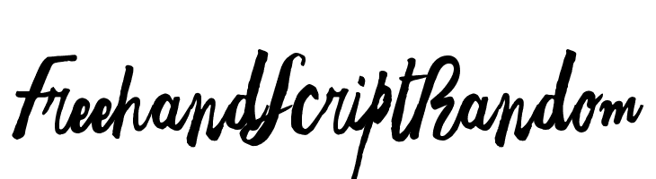 Download Freehand Script Random Font Ffonts Net SVG Cut Files