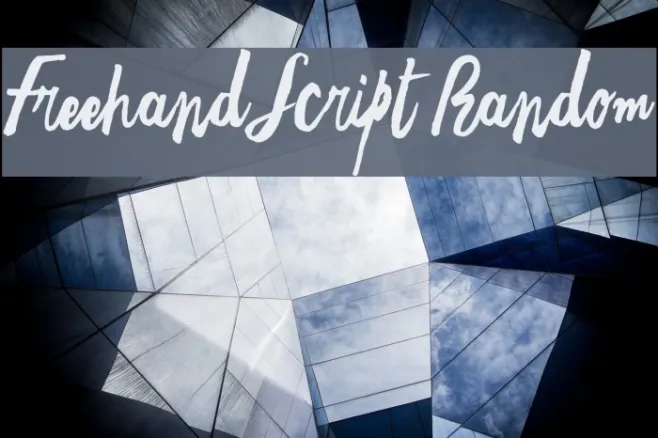 Freehand Script Random Example 1