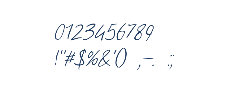 Freehand Signature Other Characters