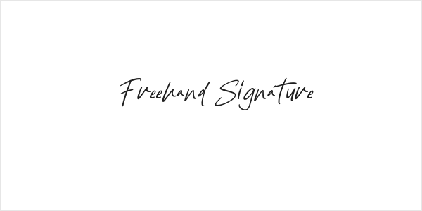Freehand Signature Logo