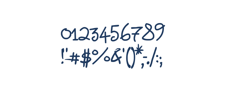 Freehand Written Other Characters