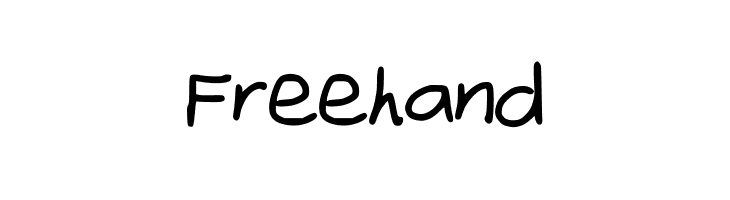 Freehand  フリーフォントのダウンロード