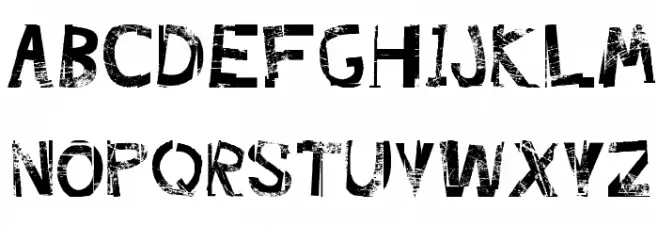 FreekTure 字体 大写