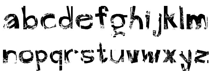 FreekTure Font LOWERCASE