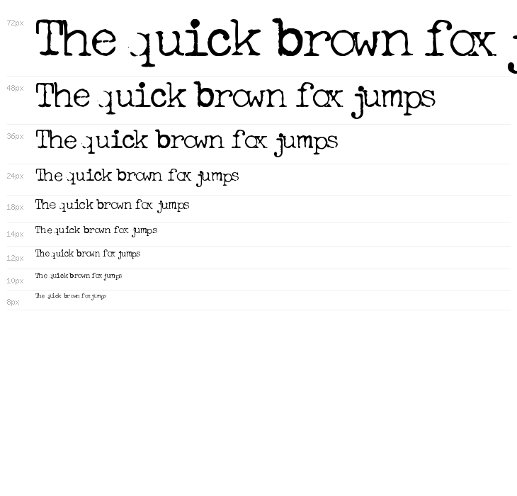 FreekyTypewriter Waterfall