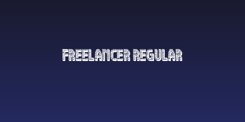 Freelancer Regular Social Header