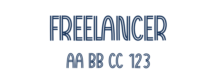 Freelancer Font Preview