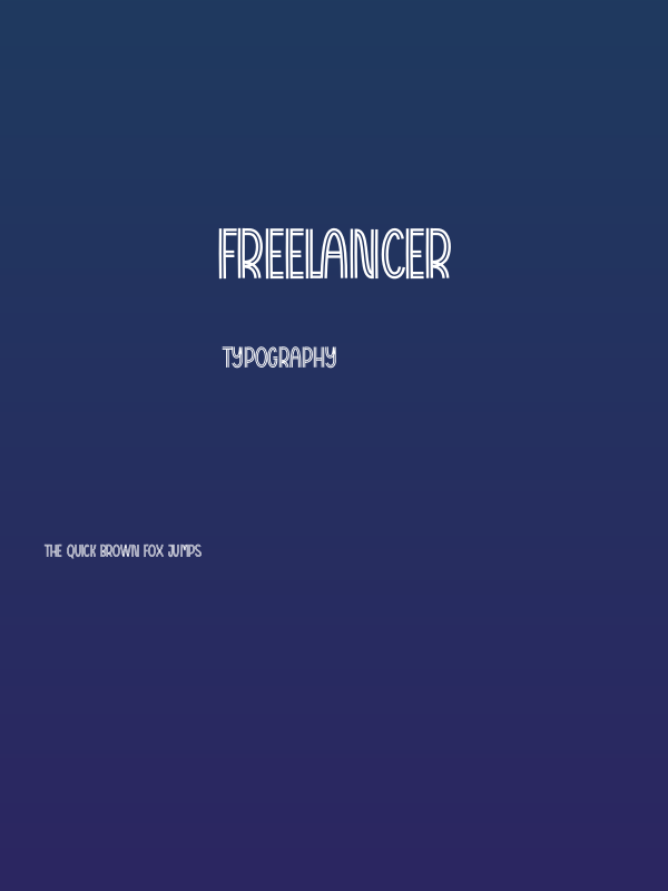 Freelancer Poster