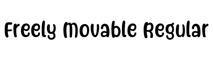Freely Movable Regular  フリーフォントのダウンロード