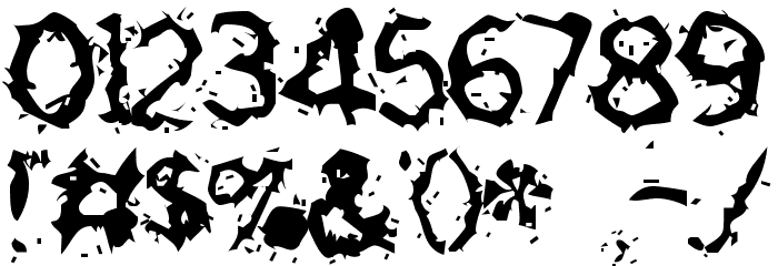 Freemason Blah Font OTHER CHARS
