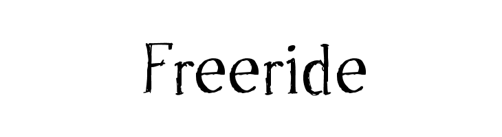 Freeride  免费字体下载