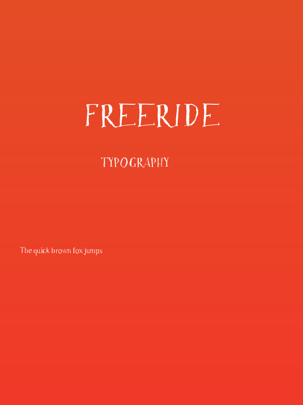 Freeride Poster