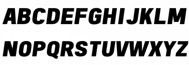 Freeroad Black Italic Шрифта ВЕРХНИЙ