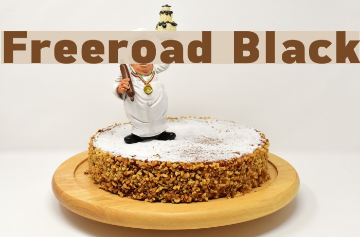 Freeroad Black Font examples