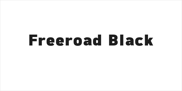 Freeroad Black Logo