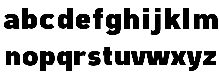Freeroad Black Font LOWERCASE