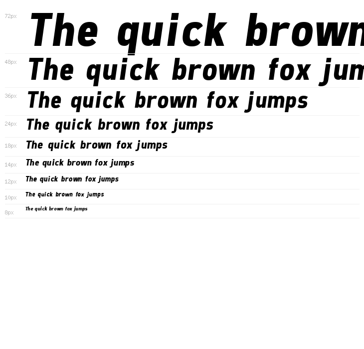 Freeroad Bold Italic Waterfall