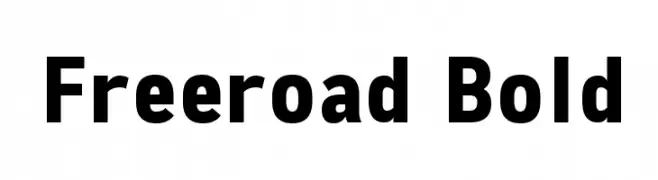 Freeroad Bold  フリーフォントのダウンロード