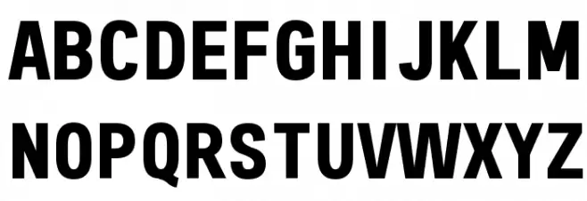 Freeroad Bold Schriftart Groß