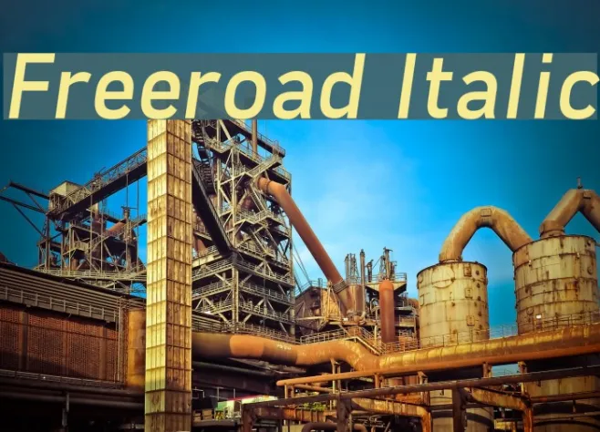 Freeroad Italic Example 1