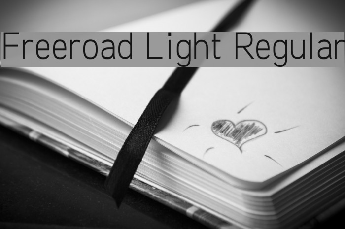Freeroad Light Regular لخطوط تنزيل examples