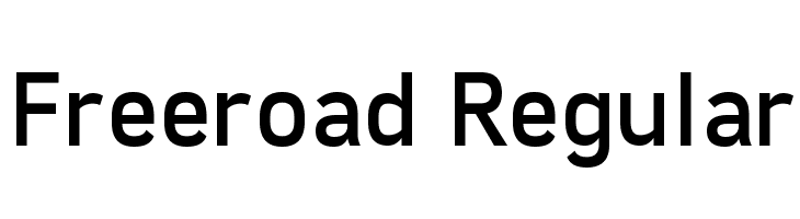 Freeroad Regular Font