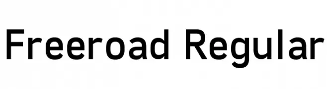 Freeroad Regular  フリーフォントのダウンロード