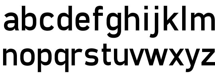 Freeroad Regular Font LOWERCASE