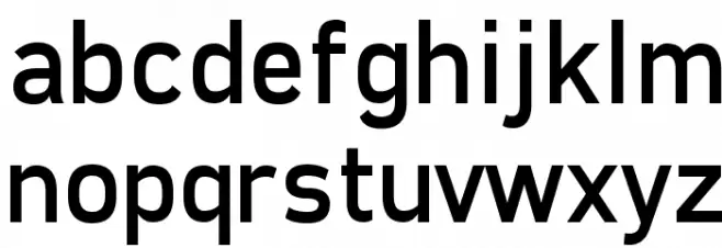 Freeroad Regular 字体 小写