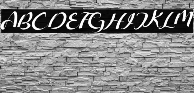 Freesia Flower Font examples