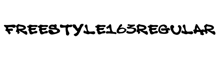 Freestyle 163 Regular  font caratteri gratis