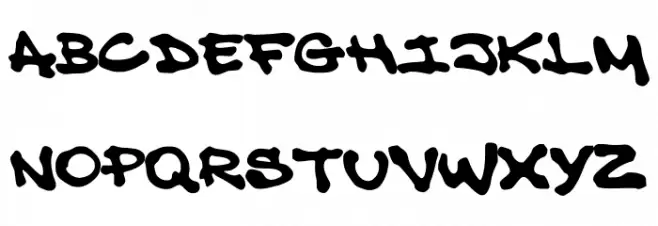 Freestyle 163 Regular 字体 大写