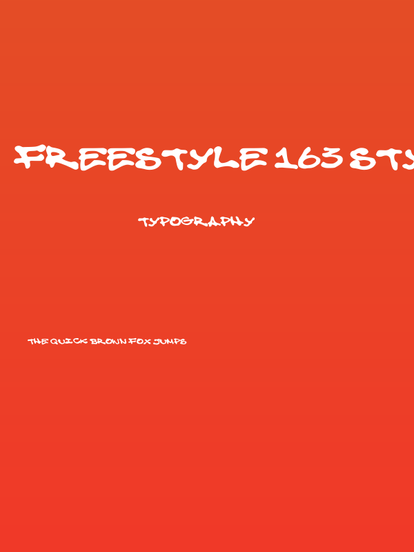Freestyle 163 Style2 Regular Poster