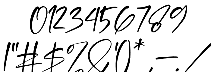 Freestyle Lettering Italic Font OTHER CHARS