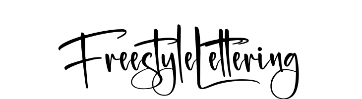 Freestyle Lettering  Frei Schriftart Herunterladen