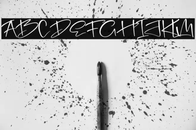 Freestyle Lettering Font examples