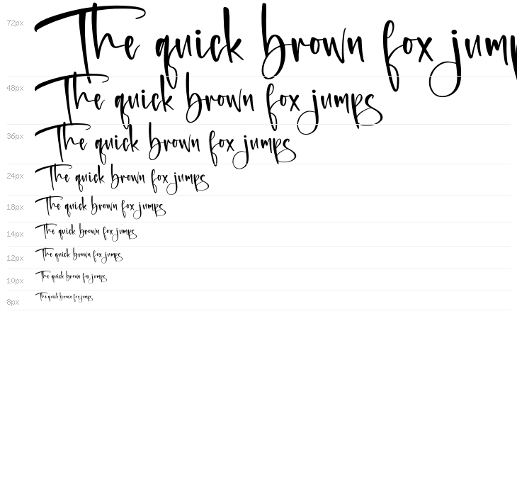 Freestyle Lettering Waterfall