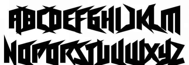 Freestyling Centipede 字体 小写