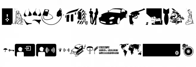 Freewave Remix Font UPPERCASE