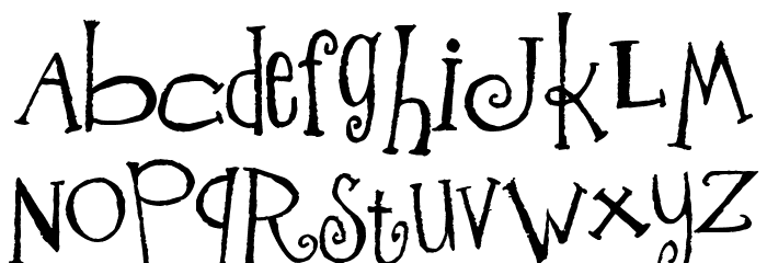 Freeze! Font LOWERCASE