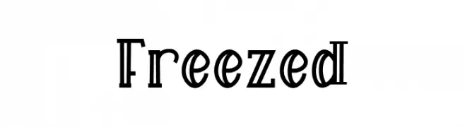 Freezed  Fuentes Gratis Descargar