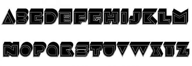 Freezer Filled Regular Font OTHER CHARS