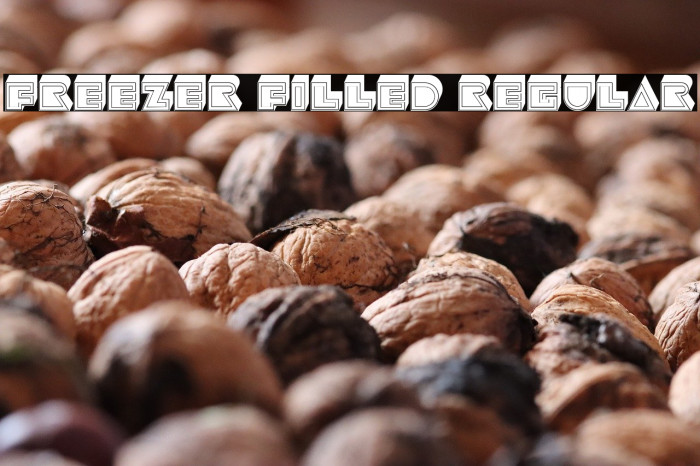 Freezer Filled Regular Example 1