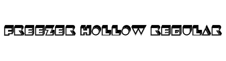 Freezer Hollow Regular  Fuentes Gratis Descargar